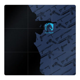 Магнитный плакат 3Х3 с принтом TEAM LIQUID E-SPORT CS GO в Курске, Полимерный материал с магнитным слоем | 9 деталей размером 9*9 см | 2019 | blue | cs go | cybersport | esport | liquid | logo | pro league | team | team liquid | киберспорт | логотип | тим ликвид | фирменные цвета