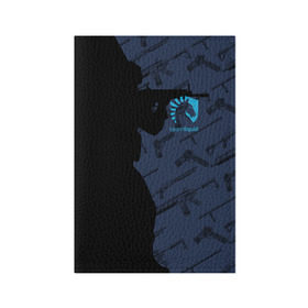 Обложка для паспорта матовая кожа с принтом TEAM LIQUID E-SPORT CS GO в Курске, натуральная матовая кожа | размер 19,3 х 13,7 см; прозрачные пластиковые крепления | 2019 | blue | cs go | cybersport | esport | liquid | logo | pro league | team | team liquid | киберспорт | логотип | тим ликвид | фирменные цвета