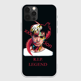 Чехол для iPhone 12 Pro с принтом XXXTentacion / RIP Legend 2 в Курске, силикон | область печати: задняя сторона чехла, без боковых панелей | legend | r.i.p. | rap | rip | tentacion | xxxtentacion | джасей онфрой | икс | легенда | покойся с миром | рэп | тентаньсьен | тентасьён | тентасьон | экс