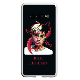 Чехол для Samsung Galaxy S10 с принтом XXXTentacion RIP Legend 2 в Курске, Силикон | Область печати: задняя сторона чехла, без боковых панелей | legend | r.i.p. | rap | rip | tentacion | xxxtentacion | джасей онфрой | икс | легенда | покойся с миром | рэп | тентаньсьен | тентасьён | тентасьон | экс