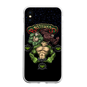 Чехол для iPhone XS Max матовый с принтом Battletoads ( Боевые Жабы ) в Курске, Силикон | Область печати: задняя сторона чехла, без боковых панелей | Тематика изображения на принте: 1991 | 90 е | 90 х | battletoads | dendy | game | nintendo | sega | боевые жабы | денди | игра | мутанты | нинтендо | приставка | сега