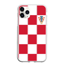 Чехол для iPhone 11 Pro Max матовый с принтом Форма Хорватии в Курске, Силикон |  | football | sport | команды чм | сборная хорватии | сборные по футболу | сборные чм | футбол | хорватия | чемпионат мира