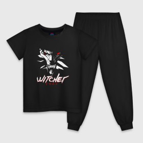 Детская пижама хлопок с принтом WITCHER 2077 (ВЕДЬМАК 2077) в Курске, 100% хлопок |  брюки и футболка прямого кроя, без карманов, на брюках мягкая резинка на поясе и по низу штанин
 | 2019 | cd project red | cyberpunk 2077 | future | hack | samurai | sci fi | the witcher | witcher 2077 | андроиды | безумие | будущее | ведьмак 2077 | киберпанк 2077 | логотип | роботы | самураи | фантастика | цифры