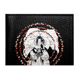 Обложка для студенческого билета с принтом Хао Асакура в Курске, натуральная кожа | Размер: 11*8 см; Печать на всей внешней стороне | shaman king | зик | король шаманов | манга | шаман кинг