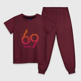 Детская пижама хлопок с принтом Tekashi69 в Курске, 100% хлопок |  брюки и футболка прямого кроя, без карманов, на брюках мягкая резинка на поясе и по низу штанин
 | Тематика изображения на принте: 6ix9ine | sixnine | tekashi