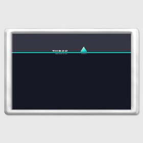 Магнит 45*70 с принтом Detroit RK900 в Курске, Пластик | Размер: 78*52 мм; Размер печати: 70*45 | 2038 | connor | dbh | detroit | gamer | kara | андроид | девиант | детройт | кара | квест | коннор | маркус
