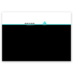 Поздравительная открытка с принтом Detroit AX400 в Курске, 100% бумага | плотность бумаги 280 г/м2, матовая, на обратной стороне линовка и место для марки
 | 2038 | connor | dbh | detroit | gamer | kara | андроид | девиант | детройт | кара | квест | коннор | маркус