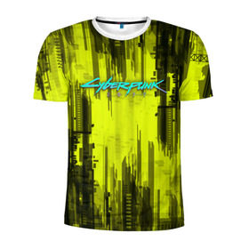 Мужская футболка 3D спортивная с принтом CYBERPUNK 2077 в Курске, 100% полиэстер с улучшенными характеристиками | приталенный силуэт, круглая горловина, широкие плечи, сужается к линии бедра | 2019 | cd project red | cyberpunk 2077 | future | hack | night city | samurai | sci fi | андроиды | безумие | будущее | город ночи | киберпанк 2077 | логотип | роботы | самураи | фантастика | цифры