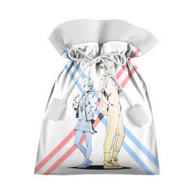 Подарочный 3D мешок с принтом Darling in the Franxx в Курске, 100% полиэстер | Размер: 29*39 см | darling | darling in the franxx | franxx | goro | ichigo | милый | милый во франкcе | франкс