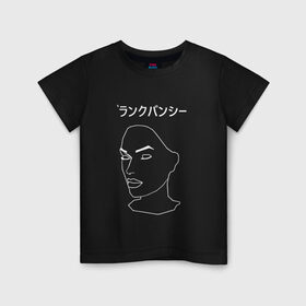 Детская футболка хлопок с принтом MIRRORS Sad Japanese Aesthetic в Курске, 100% хлопок | круглый вырез горловины, полуприлегающий силуэт, длина до линии бедер | 