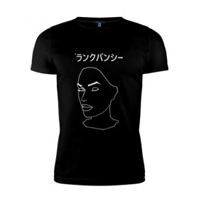 Мужская футболка премиум с принтом MIRRORS Sad Japanese Aesthetic в Курске, 92% хлопок, 8% лайкра | приталенный силуэт, круглый вырез ворота, длина до линии бедра, короткий рукав | Тематика изображения на принте: 