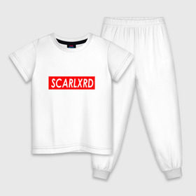 Детская пижама хлопок с принтом Scarlxrd в Курске, 100% хлопок |  брюки и футболка прямого кроя, без карманов, на брюках мягкая резинка на поясе и по низу штанин
 | Тематика изображения на принте: 