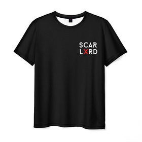 Мужская футболка 3D с принтом scarlxrd в Курске, 100% полиэфир | прямой крой, круглый вырез горловины, длина до линии бедер | Тематика изображения на принте: scarlxrd | мариус