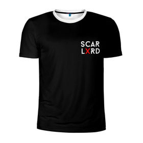 Мужская футболка 3D спортивная с принтом scarlxrd в Курске, 100% полиэстер с улучшенными характеристиками | приталенный силуэт, круглая горловина, широкие плечи, сужается к линии бедра | scarlxrd | мариус
