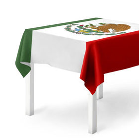 Скатерть 3D с принтом Мексика Чемпионат Мира в Курске, 100% полиэстер (ткань не мнется и не растягивается) | Размер: 150*150 см | mexico | бразилия | мексика | сборная мексики | футбол | чемпионат мира