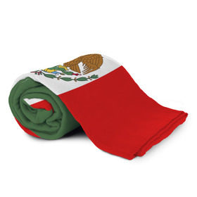 Плед 3D с принтом Мексика Чемпионат Мира в Курске, 100% полиэстер | закругленные углы, все края обработаны. Ткань не мнется и не растягивается | mexico | бразилия | мексика | сборная мексики | футбол | чемпионат мира
