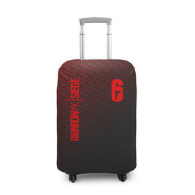 Чехол для чемодана 3D с принтом RAINBOW SIX SIEGE DIAMOND в Курске, 86% полиэфир, 14% спандекс | двустороннее нанесение принта, прорези для ручек и колес | 