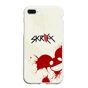 Чехол для iPhone 7Plus/8 Plus матовый с принтом Skrillex в Курске, Силикон | Область печати: задняя сторона чехла, без боковых панелей | john | moore | skrilex | skrillex | sonny | twipz | бростеп | джон | диджей | композитор | музыкант | мур | продюсер | скрайлекс | скрайллекс | скрилекс | скриллекс | сонни | хаус | электро