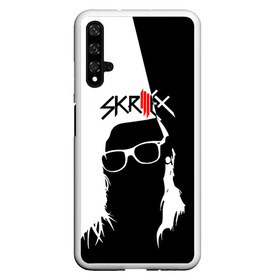 Чехол для Honor 20 с принтом Skrillex в Курске, Силикон | Область печати: задняя сторона чехла, без боковых панелей | john | moore | skrilex | skrillex | sonny | twipz | бростеп | джон | диджей | композитор | музыкант | мур | продюсер | скрайлекс | скрайллекс | скрилекс | скриллекс | сонни | хаус | электро