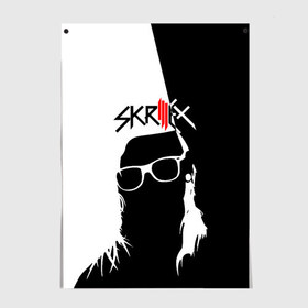 Постер с принтом Skrillex в Курске, 100% бумага
 | бумага, плотность 150 мг. Матовая, но за счет высокого коэффициента гладкости имеет небольшой блеск и дает на свету блики, но в отличии от глянцевой бумаги не покрыта лаком | john | moore | skrilex | skrillex | sonny | twipz | бростеп | джон | диджей | композитор | музыкант | мур | продюсер | скрайлекс | скрайллекс | скрилекс | скриллекс | сонни | хаус | электро