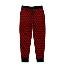Мужские брюки 3D с принтом Красный дракон в Курске, 100% полиэстер | манжеты по низу, эластичный пояс регулируется шнурком, по бокам два кармана без застежек, внутренняя часть кармана из мелкой сетки | Тематика изображения на принте: смапавпав