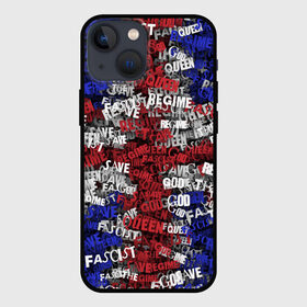 Чехол для iPhone 13 mini с принтом God Save the Queen в Курске,  |  | punk | punk rock | rock | rock n roll | англия | великобритания | панк | панк рок | рок | рок н ролл | флаг