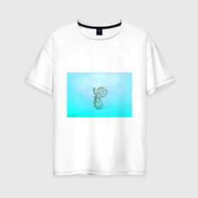 Женская футболка хлопок Oversize с принтом Унесенные призраками в Курске, 100% хлопок | свободный крой, круглый ворот, спущенный рукав, длина до линии бедер
 | spirited away | миядзаки | хаяо