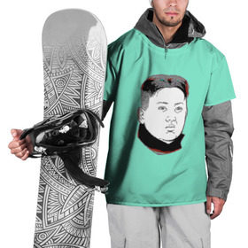 Накидка на куртку 3D с принтом Ким чен ын в Курске, 100% полиэстер |  | Тематика изображения на принте: 