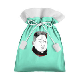 Подарочный 3D мешок с принтом Ким чен ын в Курске, 100% полиэстер | Размер: 29*39 см | 