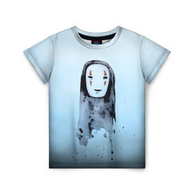 Детская футболка 3D с принтом Унесенные призраками в Курске, 100% гипоаллергенный полиэфир | прямой крой, круглый вырез горловины, длина до линии бедер, чуть спущенное плечо, ткань немного тянется | spirited away | миядзаки | хаяо