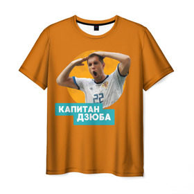 Мужская футболка 3D с принтом Артем Дзюба в Курске, 100% полиэфир | прямой крой, круглый вырез горловины, длина до линии бедер | артем дзюба | сборная россии
