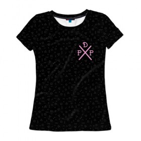 Женская футболка 3D с принтом PewDiePie в Курске, 100% полиэфир ( синтетическое хлопкоподобное полотно) | прямой крой, круглый вырез горловины, длина до линии бедер | 
