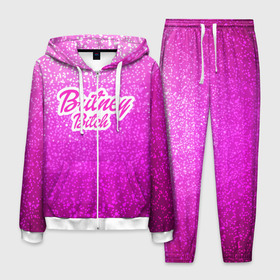 Мужской костюм 3D с принтом Britney Bitch _pink в Курске, 100% полиэстер | Манжеты и пояс оформлены тканевой резинкой, двухслойный капюшон со шнурком для регулировки, карманы спереди | Тематика изображения на принте: baby one more time | britney spears | oops | бритни спирс