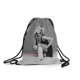 Рюкзак-мешок 3D с принтом Britney _ в Курске, 100% полиэстер | плотность ткани — 200 г/м2, размер — 35 х 45 см; лямки — толстые шнурки, застежка на шнуровке, без карманов и подкладки | baby one more time | britney spears | oops | бритни спирс