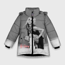 Зимняя куртка для девочек 3D с принтом Britney _ в Курске, ткань верха — 100% полиэстер; подклад — 100% полиэстер, утеплитель — 100% полиэстер. | длина ниже бедра, удлиненная спинка, воротник стойка и отстегивающийся капюшон. Есть боковые карманы с листочкой на кнопках, утяжки по низу изделия и внутренний карман на молнии. 

Предусмотрены светоотражающий принт на спинке, радужный светоотражающий элемент на пуллере молнии и на резинке для утяжки. | Тематика изображения на принте: baby one more time | britney spears | oops | бритни спирс