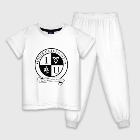Детская пижама хлопок с принтом Idris University в Курске, 100% хлопок |  брюки и футболка прямого кроя, без карманов, на брюках мягкая резинка на поясе и по низу штанин
 | freeform | shadowhunters | доминик шервуд | клэри фрэй | кэтрин макнамара | фэнтази