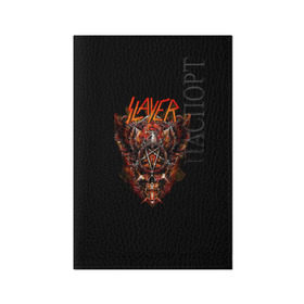 Обложка для паспорта матовая кожа с принтом Slayer в Курске, натуральная матовая кожа | размер 19,3 х 13,7 см; прозрачные пластиковые крепления | slayer | гэри холт | керри кинг | пентаграмма | пол бостаф | рок группа | слаер | слайер | слеар | слеер | слейр | слеяр | том арайа | хеви