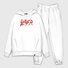 Мужской костюм хлопок OVERSIZE с принтом Slayer в Курске,  |  | slayer | гэри холт | керри кинг | пол бостаф | рок группа | слаер | слайер | слеар | слеер | слейр | слеяр | том арайа | хеви