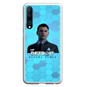 Чехол для Honor P30 с принтом Detroit Become Human в Курске, Силикон | Область печати: задняя сторона чехла, без боковых панелей | android | connor | dbh | detroit | detroit become human | deviant | game | gamer | андроид | девиант | детройт | игра | коннор