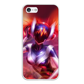 Чехол для iPhone 5/5S матовый с принтом DJ Sona League of Legends в Курске, Силикон | Область печати: задняя сторона чехла, без боковых панелей | lol | moba | riot games | воин | лига легенд | маг | поддержка | стратегия | стрелок | танк | чемпион