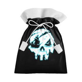 Подарочный 3D мешок с принтом Sea of Thieves в Курске, 100% полиэстер | Размер: 29*39 см | Тематика изображения на принте: action | adventure | боевик | графика | мульт | остров | пираты | череп