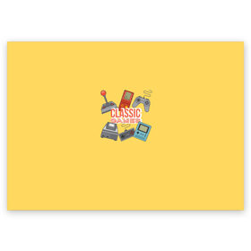 Поздравительная открытка с принтом Classic games в Курске, 100% бумага | плотность бумаги 280 г/м2, матовая, на обратной стороне линовка и место для марки
 | dendi | nintendo | денди | игры | тетрис