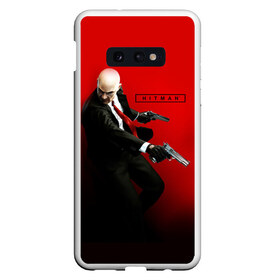 Чехол для Samsung S10E с принтом Hitman_3 в Курске, Силикон | Область печати: задняя сторона чехла, без боковых панелей | hitman | хитман | хитмэн