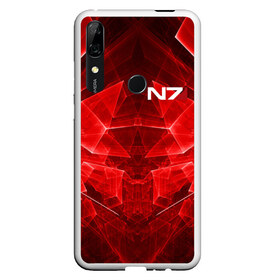 Чехол для Honor P Smart Z с принтом MASS EFFECT N7 в Курске, Силикон | Область печати: задняя сторона чехла, без боковых панелей | Тематика изображения на принте: n7 | альянс | броня | костюм | масс эффект | н7