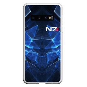 Чехол для Samsung Galaxy S10 с принтом MASS EFFECT N7 в Курске, Силикон | Область печати: задняя сторона чехла, без боковых панелей | n7 | альянс | броня | костюм | масс эффект | н7