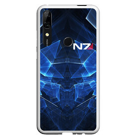 Чехол для Honor P Smart Z с принтом MASS EFFECT N7 в Курске, Силикон | Область печати: задняя сторона чехла, без боковых панелей | Тематика изображения на принте: n7 | альянс | броня | костюм | масс эффект | н7