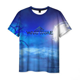 Мужская футболка 3D с принтом WARFRAME в Курске, 100% полиэфир | прямой крой, круглый вырез горловины, длина до линии бедер | 2019 | fortuna | stalker | warframe | варфрейм | сталкер | тэнно