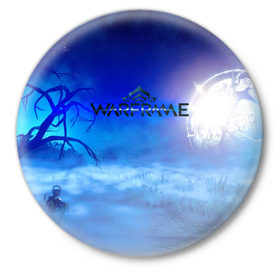 Значок с принтом WARFRAME в Курске,  металл | круглая форма, металлическая застежка в виде булавки | Тематика изображения на принте: 2019 | fortuna | stalker | warframe | варфрейм | сталкер | тэнно