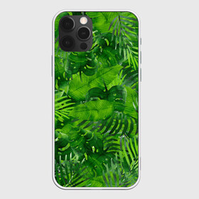 Чехол для iPhone 12 Pro Max с принтом Тропики в Курске, Силикон |  | Тематика изображения на принте: джунгли | зелень | лес | листья | тропики