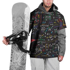 Накидка на куртку 3D с принтом Math в Курске, 100% полиэстер |  | математика | наука | тригонометрия | уравнения | формулы | цифры